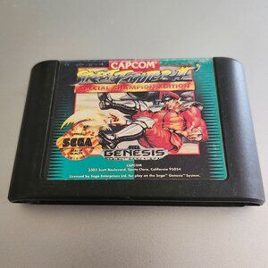 Street Fighter II Special Champion Edition Sega Genesis Cartridge